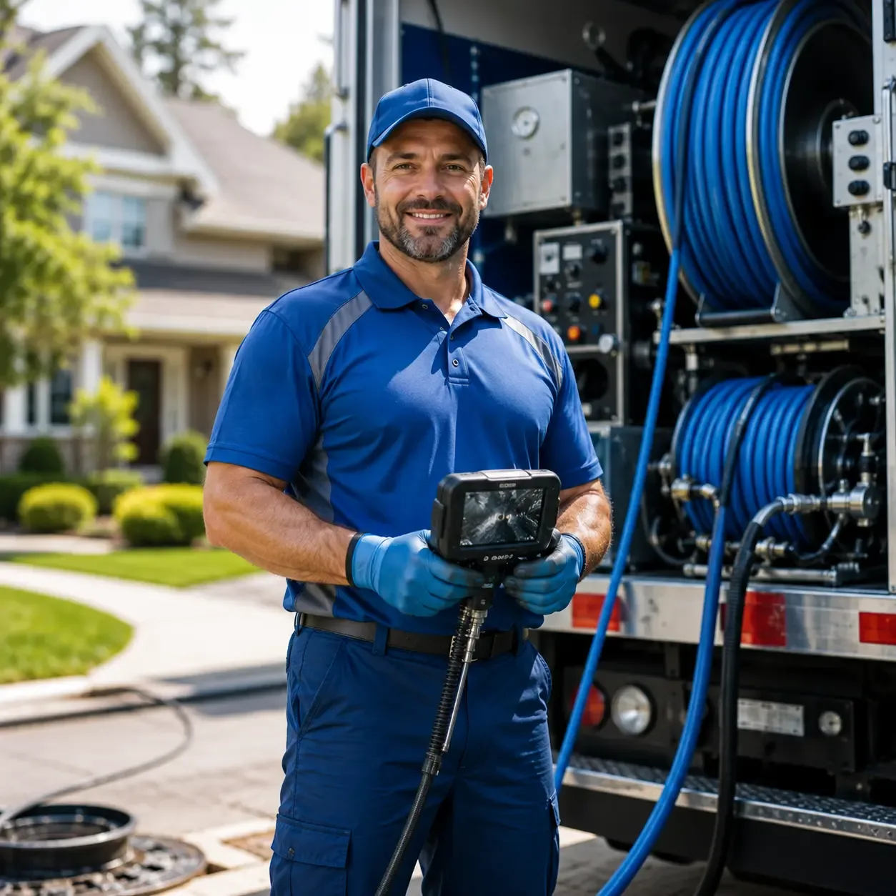 Local outdoor drain cleaning specialists in East Troy, WI